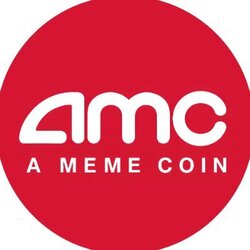 A Meme Coin (AMC) logo