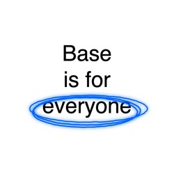 Base is for everyone (BASEISFOREVERYONE) logo