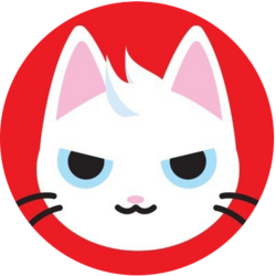 cat in a dogs world (MEW) logo