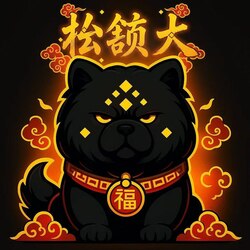 松狮犬 (Chow-chow) (CHOW-CHOW) logo