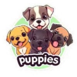 I love puppies (PUPPIES) logo