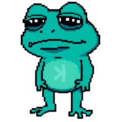 Kroak on Kaspa (KROAK) logo