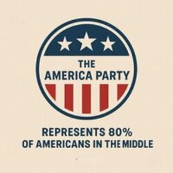 The America Party (TAP) logo