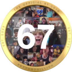 The Official 67 Coin (67) logo