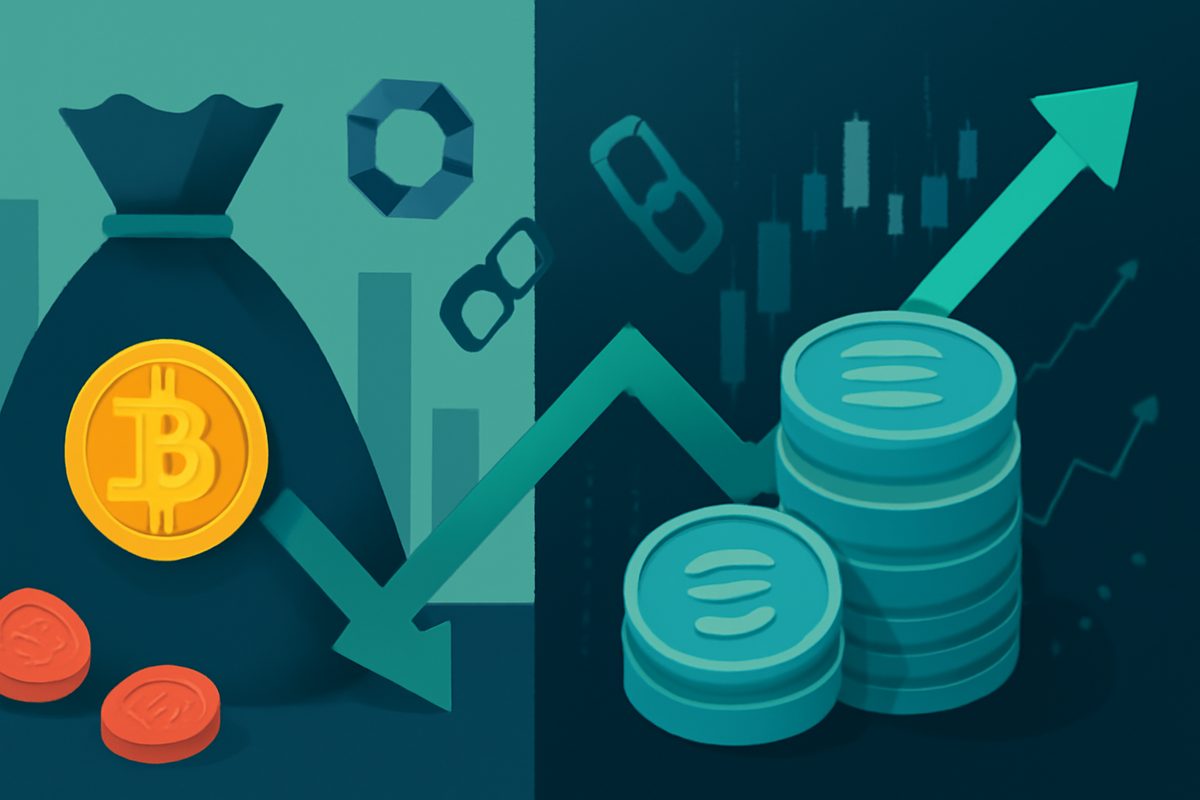 Биткоин-ETF теряют $390 млн за неделю, в то время как SOL-ETF растут