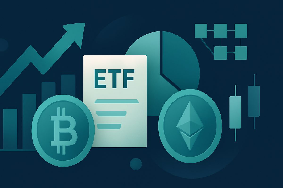 US Bitcoin and Ethereum Spot ETFs See $1.2B Weekly Inflows