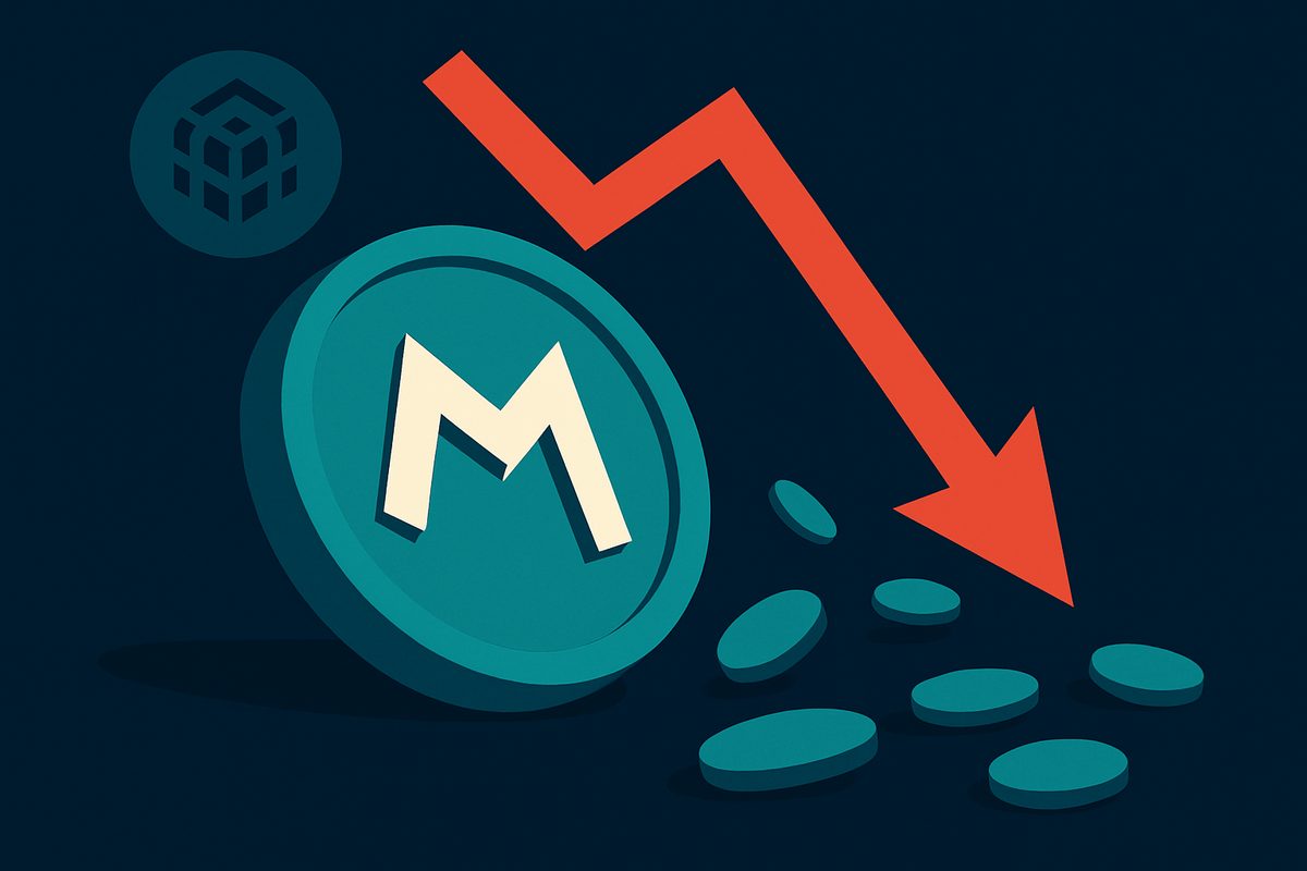 MTRG упал на 84% после выпуска более 1 млрд токенов в BNB Chain