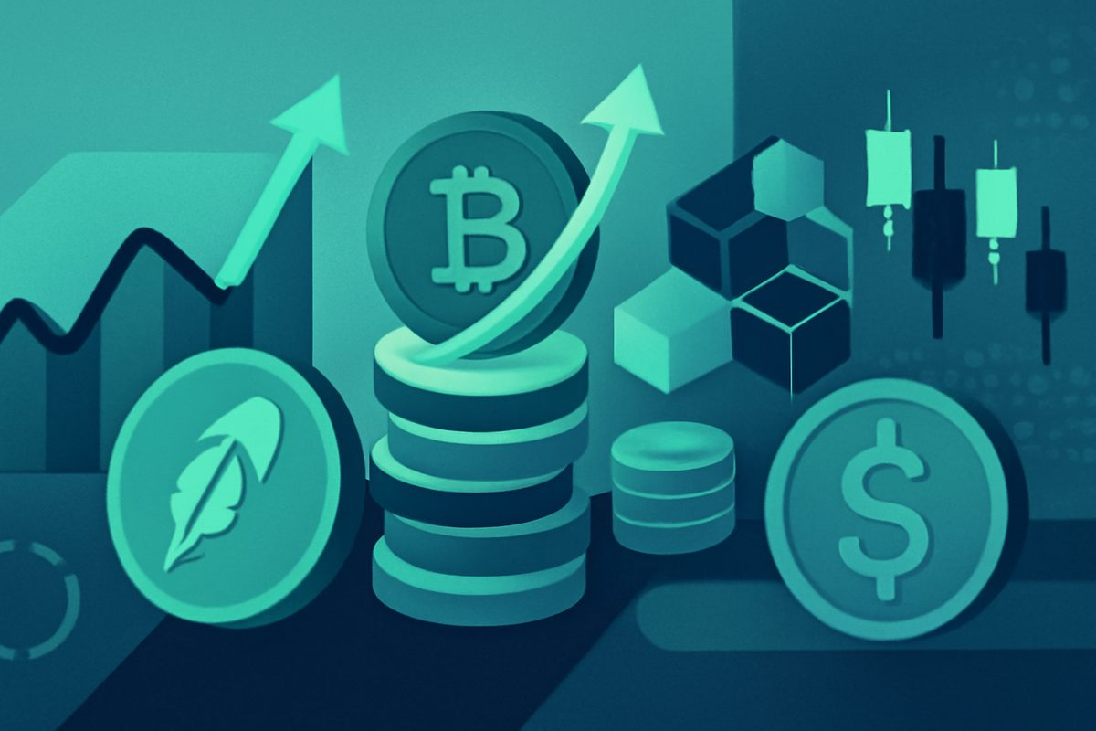 Robinhood: криптообъем в августе +61%, но −38% год к году