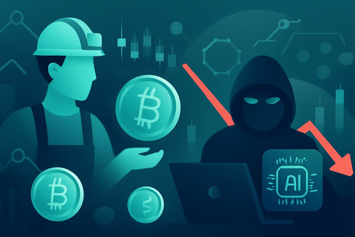 Майнеры распродают биткоин, а хакеры используют ИИ: итоги недели