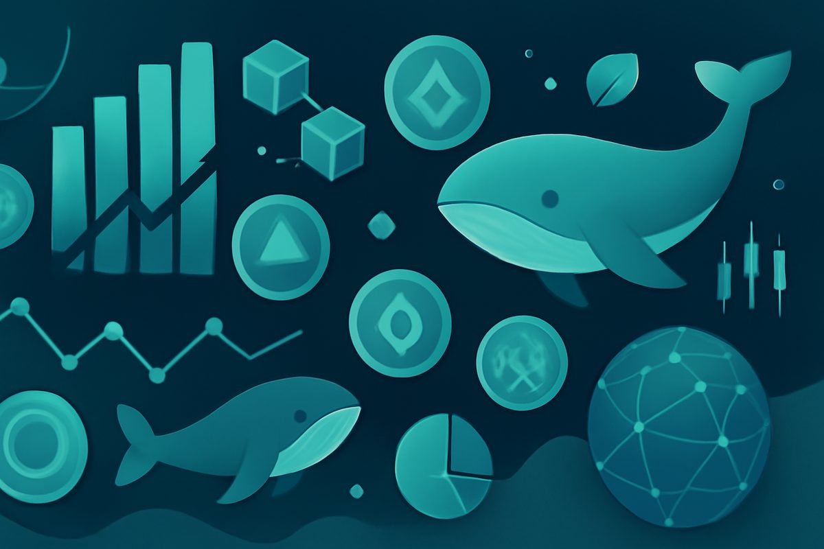 Santiment Reveals Top 10 Tokens With Surging Whale Activity This Week