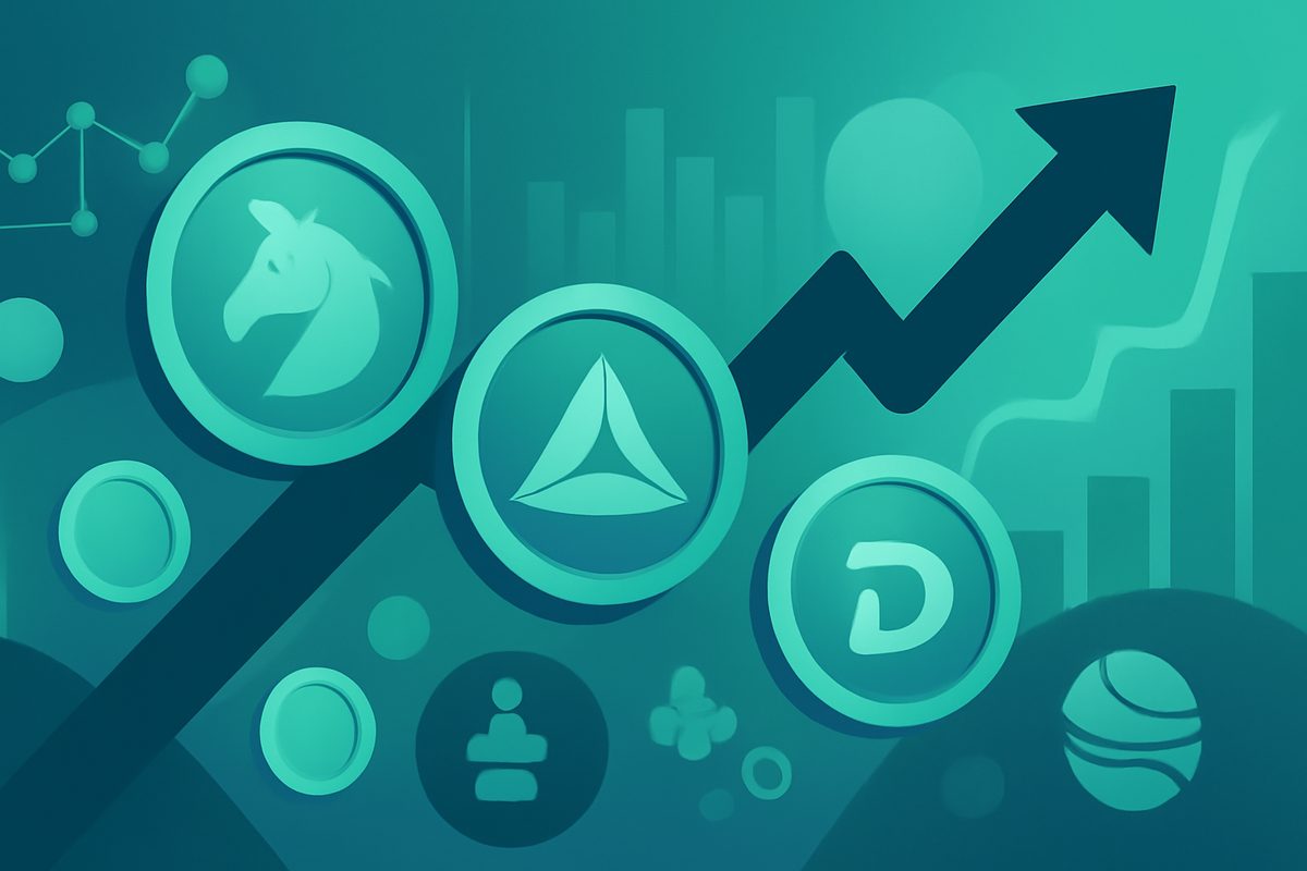Top 10 Crypto Gainers This Week: PONS, Arbitrum, Dash Lead the Pack