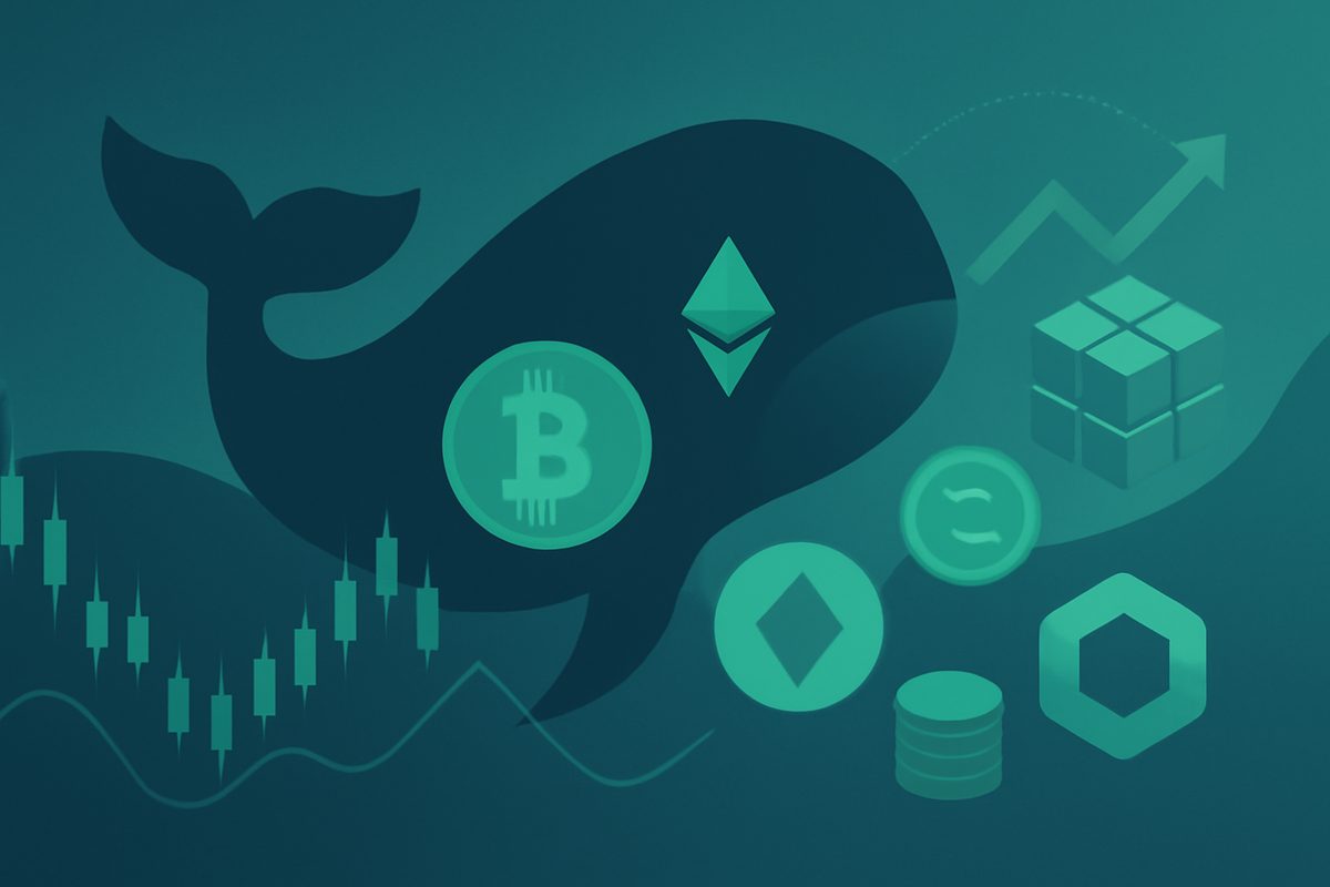 Киты двигают рынок: крупные сделки BTC, ETH, HYPE и LINK